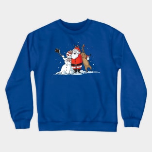 Santa's Selfie Crewneck Sweatshirt